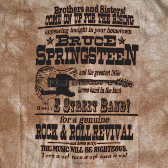 Vintage - Bruce Springsteen & The E Street Band Summer Tour 2003 Tie-Dye - Picture 4 of 9